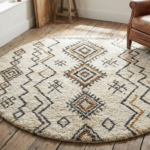 Tapis Rond Berbère