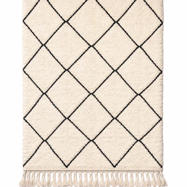 Tapi beni ouarain blanc noir