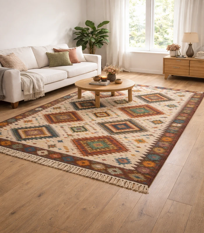 Tapis Kilim pour salon moderne